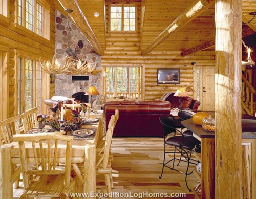 Maplecreek Home Tour | Inspiration› Expedition Log & Timber Homes