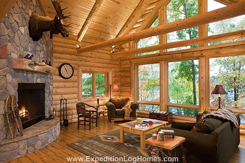 All in the Family |Wisconsin Log Home Story | Expedition Log and Timber ...