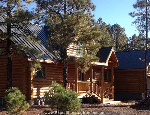 Pinetop Hollow Log Floor Plan | Timber Floor Plan 2464 sq ft