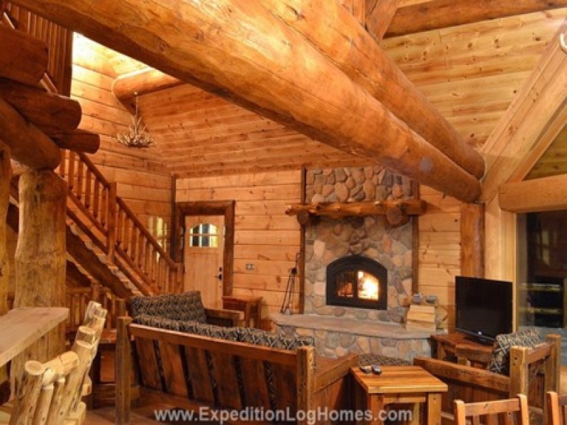 Rustic Chalet Log Floor Plan | Timber Floor Plan 3440 sq ft